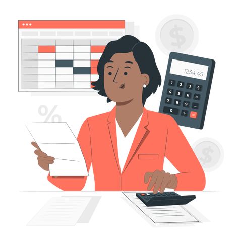 Accountant Illustration, Accountant Drawing, Accountant Aesthetic, Fixed Asset, Effective Communication Skills, Staffing Agency, Accounting Firms, Technology Integration, Concept Illustration