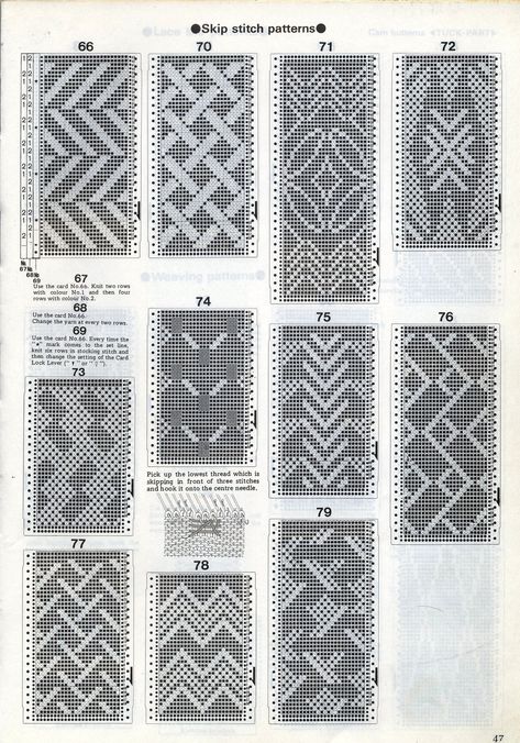 Punto Fair Isle, Fair Isle Chart, Fair Isle Knitting Patterns, Knitting Machine Patterns, Shawl Crochet, Tapestry Crochet Patterns, 16 29, Punch Cards, Crochet Rug