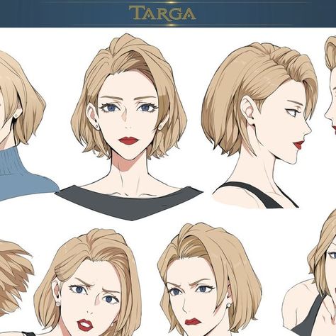 Katarzyna Leszczyc-Suminska on Instagram: "Marlene - expressions. She is one of the trainers. Kind and cheerful one. #marlene #targa #precia #expressions #charactersheet #animeexpressions" Anime Expressions, Character Sheet, Facial Expressions, Facial, Anime, On Instagram, Instagram