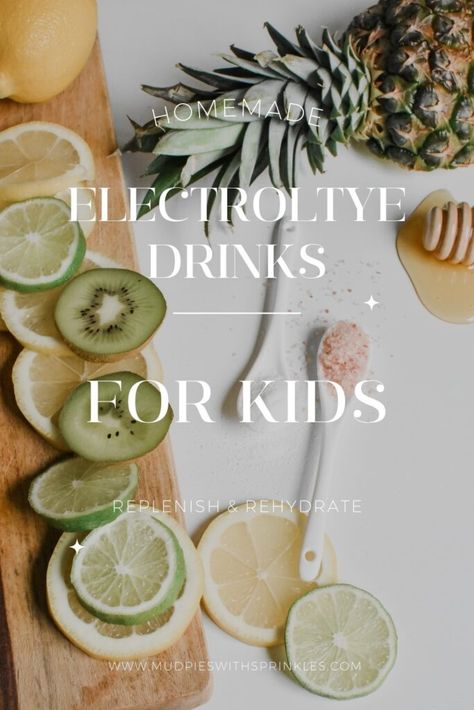 Electrolyte Drink Recipe, Homemade Gatorade, Homemade Electrolyte Drink, Store Drinks, Drinks For Kids, Puree Recipes, Healthy Drinks For Kids, Honey Hive, Kid Friendly Drinks