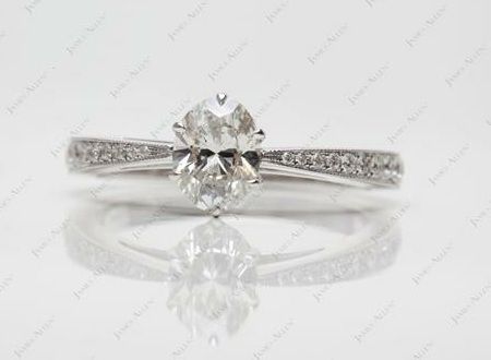 Scroll 6 Prong Basket Setting With Milgrain Reverse Tapered Engagement Ring, Tapered Engagement Ring, Top Engagement Rings, To My Future Husband, No Bad Days, Basket Setting, Put A Ring On It, White Gold Engagement Rings, Basket Sets