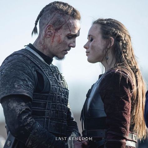 Ruby Hartley as Stiorra and Eysteinn Sigurðarson as Sigtryggr in The Last Kingdom Season 5 (2022) Last Kingdom, Here's The Scoop, 29 September, The Last Kingdom, X Reader, Netflix Series, On Tumblr, Best Quotes, Ruby