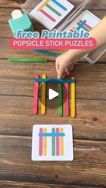 Colored Popsicle Stick Activities, Popsicle Stick Activities, Problem Solving Activities For Kids, Free Worksheets For Kids, Cvc Word Activities, Problem Solving Activities, Math Problem Solving, Busy Boxes, Free Teaching Resources