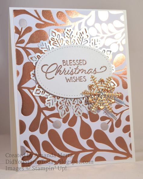 Did You Stamp Today?: Year of Cheer Christmas - Stampin' Up! Year of Cheer DSP - Fab Friday 127 Cheers Card, Create Christmas Cards, Stamped Christmas Cards, Washi Tape Cards, Snowflake Cards, Homemade Christmas Cards, Stampin Up Christmas Cards, How To Make Paper Flowers, Stampin Up Christmas