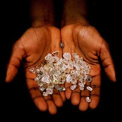 Africa’s mineral wealth: A blessing or a curse? | The Black Voltaire Sustainable Wedding, Blood Diamond, Raw Diamond, Rough Diamond, Sierra Leone, Arkansas, Belly Button Rings, Floral Rings, Diamond Earrings