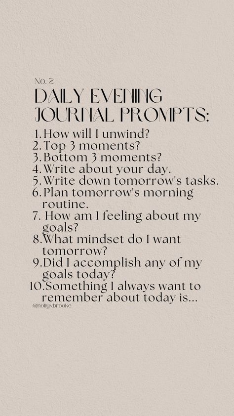 Evening Journal Prompts, Minimal Phone Wallpaper, Evening Journal, Mindfulness Journal Prompts, Morning Journal Prompts, Bullet Journal Lists, Morning Journal, Journal Inspiration Writing, Journal Questions