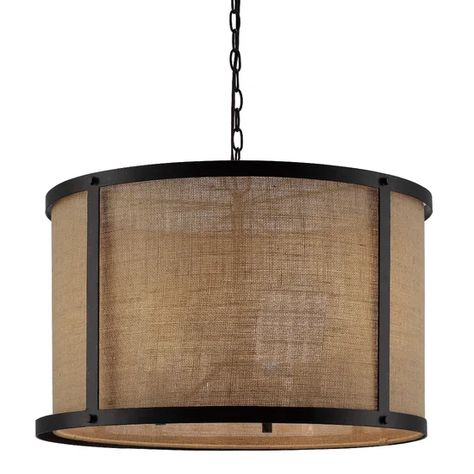 Crestview Collection - Eli Pendant - all Metal Drum Pendant Light, Modern Rustic Chandelier, Farmhouse Lighting Dining, Drum Pendant Light, Shade Pendant Light, Coastal Lighting, Drum Pendant Lighting, Farmhouse Chandelier, Drum Pendant