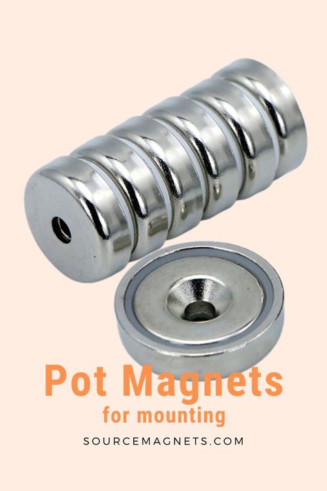 Pot magnet is a simple magnet system with super-strong adhesive force. It is designed exclusively for holding/mounting/fixing application at home or at work as well as in industry or for craft, hobby and leisure.

The permanent magnets are affixed into a durable steel cup or channel. This makes a magnetic shielding area and then focuses all magnetic force on one side of magnet. So the pull force of pot magnet is bigger than plain permanent magnet and can hold heavier objects. Affirmations For Being Magnetic, Vns Magnet Bracelet, Magnet Balls Shapes, Large Magnets, Mandala Magnets, Magnetic Force, Cup Pulls, Strong Adhesive, Gym Workout