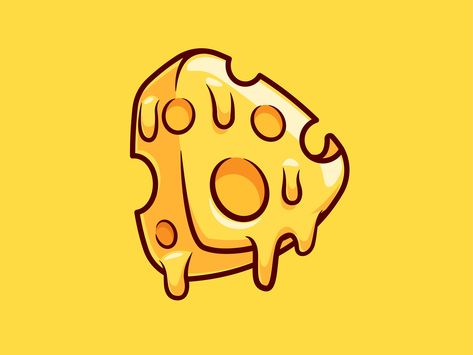 Cheese 2D and 3D🧀 :: Behance Cheese Logo Design, Cheese Logo, Cheese Cartoon, Cheese Drawing, Knife Logo, Lemon Cheese, Designer Logo, Logo Designer, You're Awesome