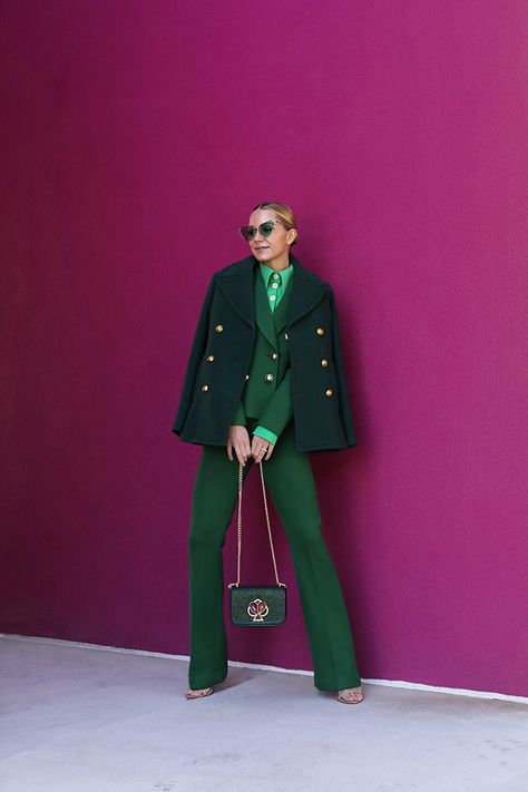 JEWEL TONES // FAVORITE CATEGORIES TO SHOP ON BLACK FRIDAY | Atlantic-Pacific Jewel Tones Fashion, Blair Eadie, Atlantic Pacific, Fashion Sites, Green Pants, Colored Blazer, Winter Outfits, Winter Fashion, Personal Style