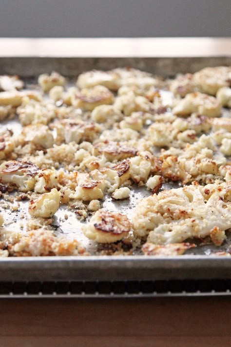 Roast Cauliflower "Snowflakes" With Breadcrumbs and Parmesan Easy Vegetarian Sides, Easy Organic Meals, Best Ina Garten Recipes, Ina Garten Recipes, Easy Cauliflower, Roasted Vegetable Recipes, Vegetarian Sides, Popsugar Food, Fat Loss Foods