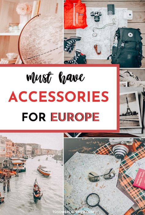 Best Europe travel accessories |  Europe travel packing accessories for your trip | Europe travel tips and lists for travel ready | Europe travel checklists | Europe Travel Guide #europe #packinglists #checklists #europetips Packing Accessories, Europe Travel Packing, Europe Travel Essentials, Trip To Europe, Best Travel Accessories, Europe Trip Itinerary, International Travel Tips, Backpacking Europe, European Vacation