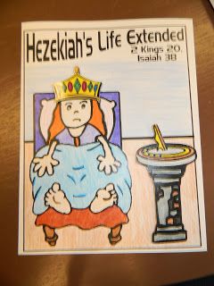 Hands On Bible Teacher: King Hezekiah and A Sundial Miracle  Explorer Journal Activity for Hezekiah and the Sundial David And Mephibosheth, King Hezekiah, Joseph In Egypt, Story Crafts, King Josiah, The Boy King, Jesus Crafts, Bible Story Crafts, Bible Teacher