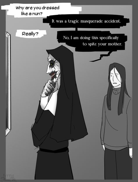 Valak Fanart, Conjuring Fanart, Conjuring House, Conjuring Universe, The Conjuring Memes Funny, The Nun Memes Funny, Horror Memes, Horror Movies Funny, Horror Villains