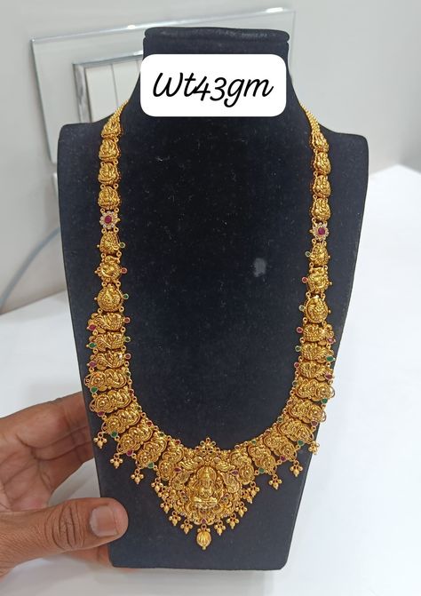 Gold Haram With Earrings, 48 Grams Gold Haram Design, 32 Grams Gold Haram Designs, 60 Grams Gold Haram Designs, Gold Long Haram Designs In 40 Grams, 50 Grams Gold Haram Designs, 40 Grams Gold Haram Designs, 50grams Gold Haram, 40grams Gold Haram