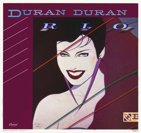 Duran Duran Rio Album Cover Duran Duran Albums, 80s Album Covers, 80s Hits, Patrick Nagel, 80s Songs, Classic Album Covers, Simon Le Bon, Cool Album Covers, Great Albums