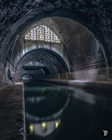 The Styx - in the guts of the city, i found the river of the dead. Underground Cities, Urban Exploration, Environment Concept Art, Historical Architecture, Fantasy Landscape, Abandoned Places, Beautiful Landscapes, Cityscape, The City