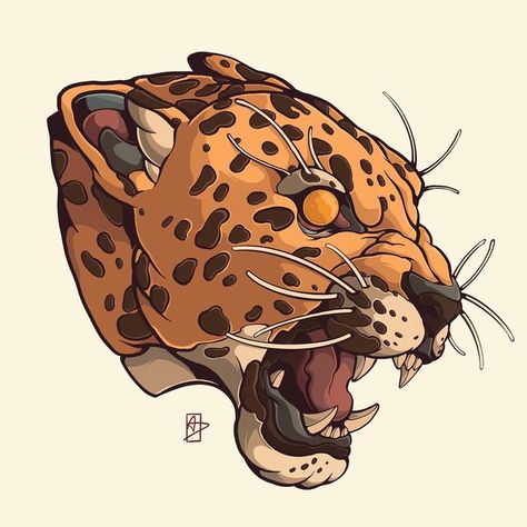 Drawing Big Cats, Cartoon Jaguar, Jaguar Tattoo, Chest Tattoo Ideas, Leopard Tattoos, Cat Drawing Tutorial, 4 Tattoo, I Love Drawing, Japanese Drawings