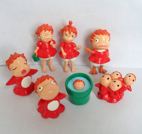 Ponyo - CROCHET Ponyo Clay, Clay Diy Projects, Clay Crafts Air Dry, Cute Polymer Clay, Ghibli Art, Ceramics Pottery Art, Cute Clay, Clay Art Projects, Clay Design