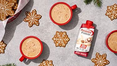 Recipes | Premier Protein Gingerbread Protein Shake, Protein Gingerbread, Gingerbread Protein, Gingerbread Latte Recipe, Recipe For Gingerbread, Protein Drink Recipes, Premier Protein Shakes, Baby Recipes, Protein Shake Smoothie