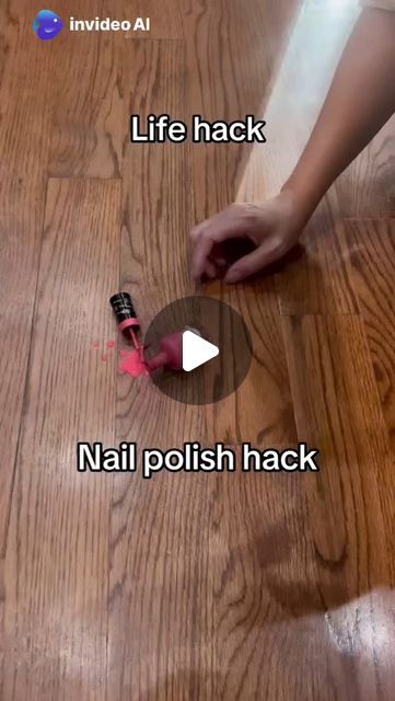 Home organization&decor ideas on Instagram: "How to clean nail polish from the floor 💅🏼  Don't use acetone on a wooden floor, it can destroy the coverage. . #tips #hacks #helpfultips #helpful  #tipsandtricks #homehacks  #cleanwithme #cleaninghack #cleaningtips #cleaningobsessed #cleaningproducts #cleaning #cleaninghouse #cleaninghacks #housecleaning #housecleaningtips #houseclean  #homecleaning #homeclean #homecleaningtips #homecleaningproducts #homecleaninghacks  #clean #cleanup #cleaner #cleanhome #cleanhouse" Spilled Nail Polish, Clean Nail Polish, Reuse Recycle Repurpose, Nail Polish Hacks, Diy Cleaning Solution, Diy Cleaning Hacks, Diy Home Cleaning, Organization Decor, Household Cleaning Tips