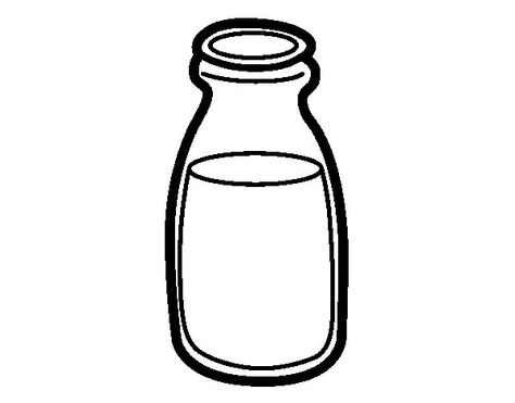 Milk coloring page Milk Coloring Page, Milk Jar, Food Coloring Pages, Milk Cup, Botol Air, Milk Bottle, Kid Crafts, Milk Jug, Color Print