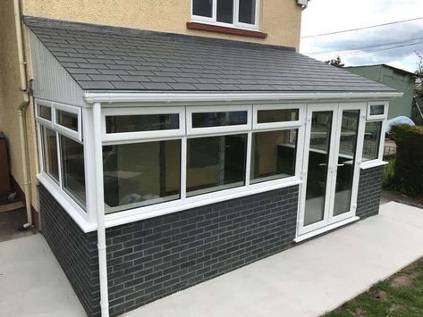 Lean To Conservatory Roof Conversion - Leka Systems Edwardian Conservatory, Extension Veranda, Lean To Conservatory, Warm Roof, Orangery Extension, Conservatory Design, Garden Room Extensions, Conservatory Roof, Roof Extension