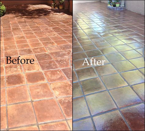 Stain Saltillo Tile Stain Saltillo Tile Floors, Paint Tile To Look Like Terracotta, Grout For Terracotta Tile, Terracotta Tile Grout Colors, Stained Saltillo Tile Floor, Staining Terracotta Tiles, Red Tile Floor Kitchen Terra Cotta, Mexican Tile Backsplash, Saltillo Tile Floor