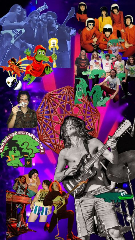 #kinggizzard #kinggizzardandthelizardwizard #kglw #kgatlw #psychedelicrock #psychadelic #gizzverse King Gizzard And The Lizard Wizard, Wizard Lizard, Lizard Wizard, King Gizzard, Classic Rock And Roll, The Lizard, Backgrounds Phone, Flying Pig, Backgrounds Phone Wallpapers