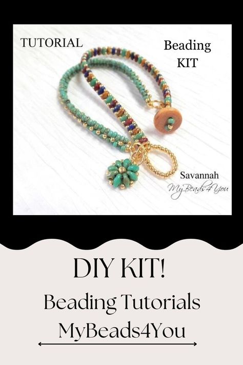 Beading Kit Seed Bead Bracelet Wrap Bracelet Kit DIY - Etsy Etsy Tutorial, Super Duo Beads, Small Business Gifts, Amazing Finds, Duo Beads, Bracelet Kit, Super Duo, Seed Bead Bracelet, Bracelet Kits