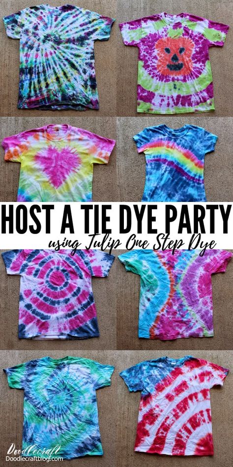 Tulip Tie Dye Instructions, Tye Dye Shirts How To, The Dye Shirts, How To Tie Dye Shirts Step By Step, Cool Tie Dye Patterns Step By Step, Ways To Tie Dye Shirts, Different Ways To Tie Dye, Coloring Shirts, Tie Dye Instructions