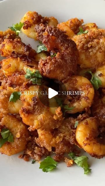 Mediterranean Plan Weightloss on Instagram: "Crispy Garlic Shrimps 🍤
Cre by @canyoucookuk

Ughhh these have got to be my favvv way of making shrimps after dynamite shrimps ofc. SO GOOD 🤤

INGREDIENTS
- Raw or pre-cooked shrimps (I used frozen pre-cooked ones)
- 1/2 tsp Salt
- 1/4 tsp Turmeric
- 1 tsp Red Chilli Flakes
- 1/2 tsp Black Pepper
- 2-3 tbsp Soy Sauce
- 2 Garlic cloves (minced)
- 1/2 cup Plain flour
- 1/4 cup Panko Bread crumbs
- 1/2 tsp Baking Soda

METHOD
- Marinate the shrimps then coat with dry mixture.
- Deep fry for 5-6 mins until golden and crispy. Enjoy!
-————————————
👉🏻 Follow the page to explore and uncover the hidden treasures of Mediterranean cuisine, learning the art of nourishing your body with wholesome, flavorful ingredients that will fuel your weight loss jou Dynamite Shrimp, Mediterranean Chickpea Salad, Crispy Garlic, Mediterranean Diet Meal Plan, Shrimp Dinner, Vegan Salad Recipes, Deep Fry, Turkey Dishes, Chickpea Recipes