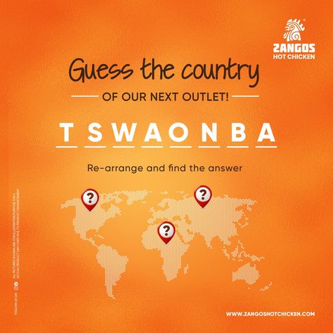 Rearrange the words and find the country of our next outlet 🥳 We are excited to announce our new outlet, due to our remarkable growth over the last years, we are expanding! We are opening soon a new store in a new city 🏙️🕺 #zangoshotchicken #zangos #guessthecountry #openingshortly #openingsoon #nextoutlet Tiktok Marketing, Opening Soon, New City, Outlet, Marketing, Quick Saves, Instagram