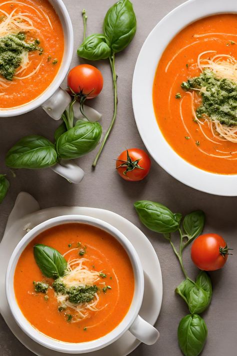 7 Ideas How to Make Canned Tomato Soup Better | Montana Happy Canning Refried Beans, Can Of Soup, Canned Tomato Soup, Tomato Soup Recipe, Tomato Bisque, Creamy Tomato Soup, Tomato Basil Soup, Croutons Homemade, Cold Soup