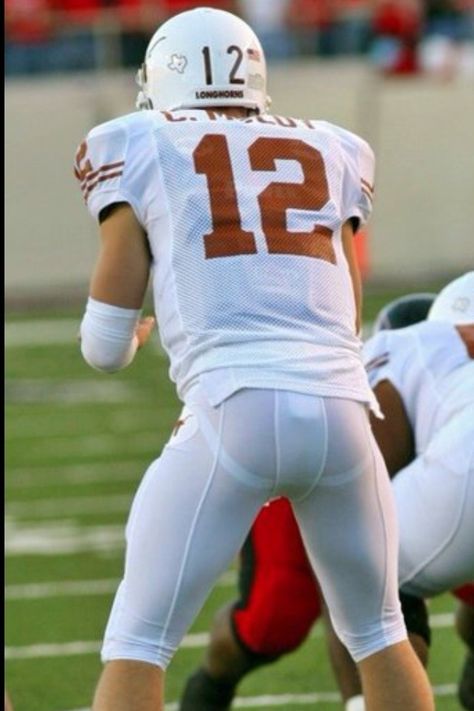 Colt McCoy, Univ. of Texas Colt Mccoy, Jockstrap Men, Athletic Supporter, Cowboys Men, Football Pants, Men Sport Pants, Mens Trendy Outfits, American Football Players, Football Outfits