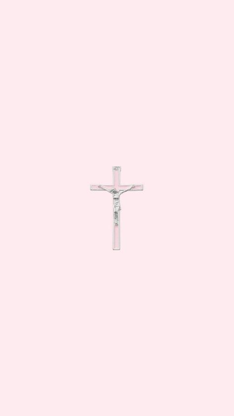 Cross Homescreen, Pink Jesus Widget, Pink Cross Background, Pink Christian Widgets, Cross Pictures Beautiful, Jesus Pfp Aesthetic, Subtle Christian Wallpaper, Christian App Icons, Cute Cross Wallpapers