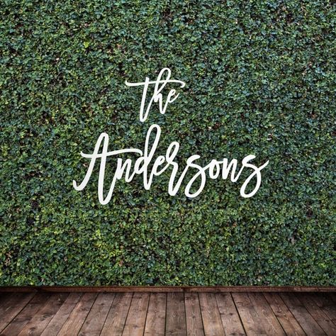 Phd Party, Hedge Backdrop, Menu Sign, Calligraphy Name, Large Wedding, Last Name Sign, Doctorate, Custom Calligraphy, Word Signs