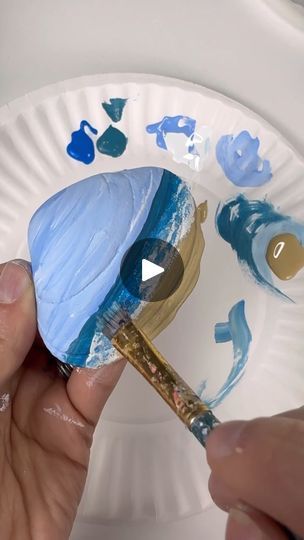 1.5M views · 9.8K reactions | Seashell painting idea 🎨🐚 #diyideas #easycrafts #artsandcrafts #BeachVibes #tutorials | Emily Seilhamer Art | Emily Seilhamer Art · Original audio Easy Beach Painting, Seashell Art Diy, Painting Flowers Tutorial, Beach Art Painting, Oyster Shell Crafts, Seashell Projects, Seashell Painting, Crafts For Seniors, Painted Shells