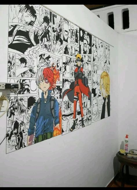 Anime Bedroom Ideas, Anime Canvas Art, Anime Decor, Pinterest Room Decor, Anime Room, Cute Room Ideas, Japanese Interior, Dream Room Inspiration, Anime Canvas