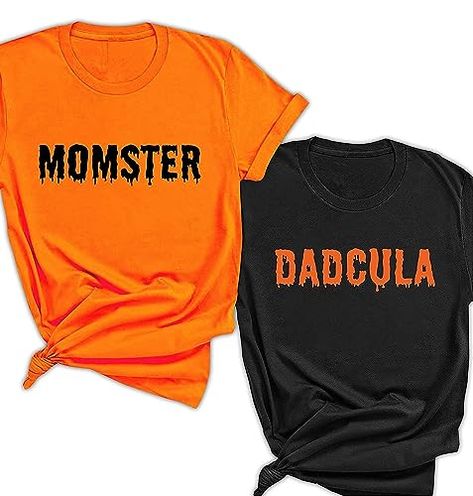 Halloween Gifts Ideas, Halloween Shirts For Women, Handmade Shirts, Halloween T Shirts, Funny Family, Family Humor, Halloween Shirts, Ideas Halloween, Family Halloween