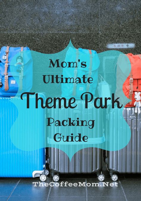 Mom's Ultimate Theme Park Packing Guide. No matter if you are going to Disney World, Legoland, Universal or any number of theme parks, there are a few things that you should always bring with you! This theme park packing list has everything you need to be the most prepared mom in the park. #DisneyWorld #ThemePark #MomLife Theme Park Essentials Packing Lists, Amusement Park Lunch Packing, Theme Park Packing List, Theme Park Outfits Summer, Theme Park Essentials, Packing List Kids, Florida Theme Parks, Packing Essentials List, Toddler Themes