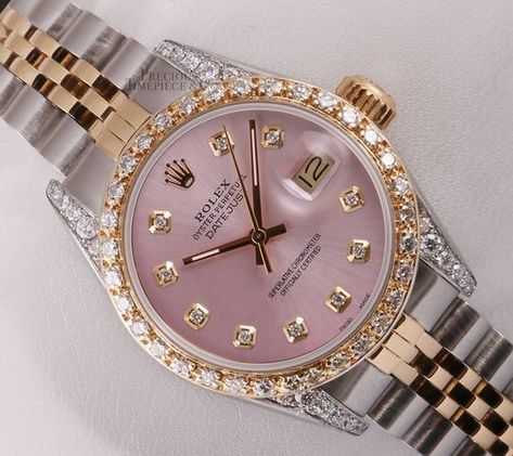 قلادات متدلية, Rolex Watches Women, Rolex Women, Expensive Jewelry Luxury, Luxe Jewelry, Dope Jewelry, Womens Watches Luxury, Rolex Watch, Classy Jewelry