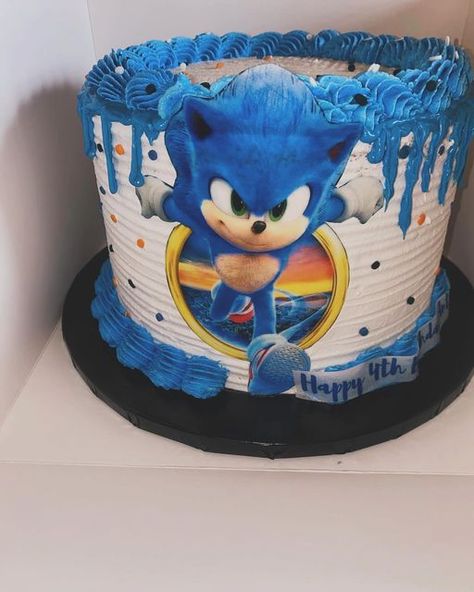 Sonic Theme Cake, Sonic Birthday Cake, Sonic Birthday, Theme Cake, Cake Chocolate, Cakes For Boys, June 1, Themed Cakes, Chocolate Cake