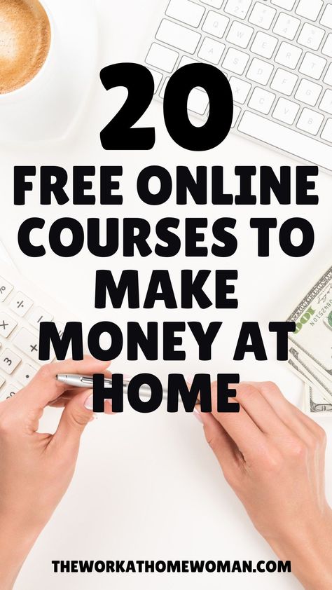 Free Online Courses to Launch Your Work-at-Home Career: Free Data Entry Course, Data Entry Courses, Free Degrees Online, Free Online Courses With Certificate, Free College Courses Online, Free College Courses, Free Learning Websites, Free Courses Online, Online Courses Free