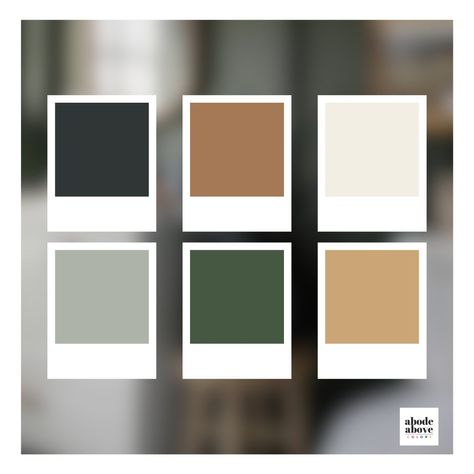 Green And Tan Bathroom, Midcentury Modern Color Palette, Interior Paint Design, House Color Schemes Interior, Whole House Color Scheme, Color Palette Sherwin Williams, Home Color Palette, Sherwin Williams Color Palette, Black Color Palette