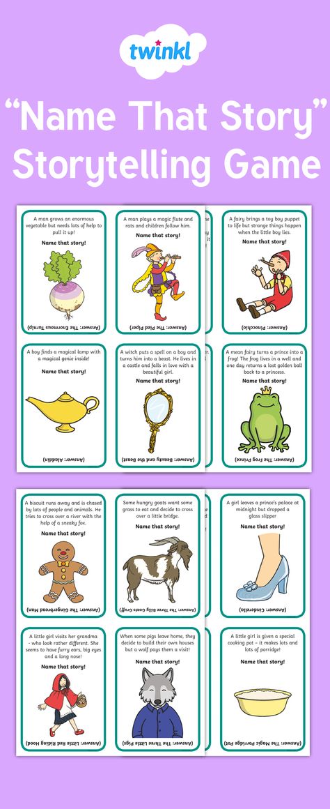 Solve the clues to identify different stories in this fun literacy game. Perfect for a traditional tales topic or a story-themed week in early years or key stage 1. Sign up to Twinkl to download this resource.   #nationalstorytellingweek #storytelling #storystones #storyprompts #writingprompts #reading #children #childrensgames #fairytale #books #childrensstories #parents #childminders #homeeducation #teacher #eyfs #twinkl #twinklresources Traditional Tales Activities, Fairytale Literacy Activities, Eyfs Planning, Eyfs Literacy, Fairytale Lessons, Fairytale Books, Week Name, Story Journal, Story Tale