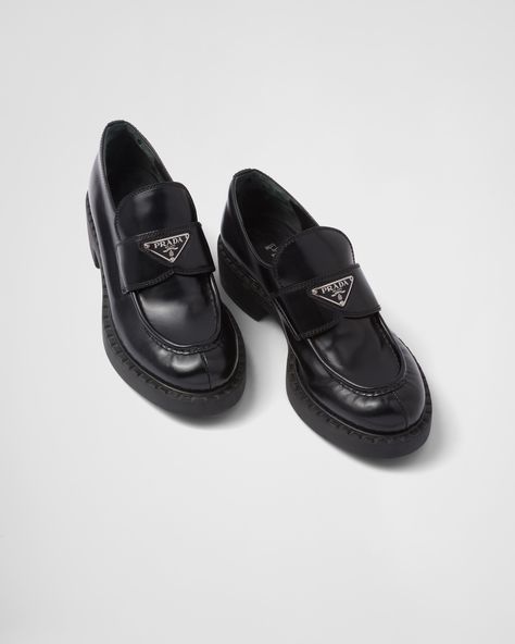 Prada Cloudbust, Prada Loafers, Leather Loafers Women, Loafers Women, Prada Collection, Chunky Loafers, Shoes Prada, Casual Loafers, African Jewelry