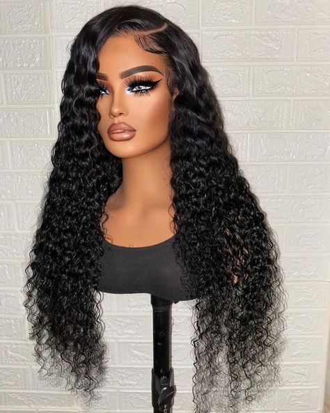 The tropical curly/deep wave look is a MUST HAVE period 😍😍 the best Vacay or every day look! LEXXI 28” 5x5 HD GLUE-LESS JET BLACK Side Part ✨ 5x5 HD lace GLUE-LESS unit Available for purchase 🤎 TEXT TO ORDER: 484-475-6470 -Hair: raw Indian luxe DEEP wave 5x5 HD closure -Size: 21”-23” circumference -Elastic Adjustable Band for glue-less wear ALL Custom signature units include: ✅Custom machine made ✅Tailored to fit clients head measurements ✅Premium Bundles & HD lace included ✅Glue-l... Jet Black Side Part, Lace Glue, Home Hair Salons, Curly Color, Life Transformation, Custom Signature, Human Wigs, Black Curly, Beautiful Wigs