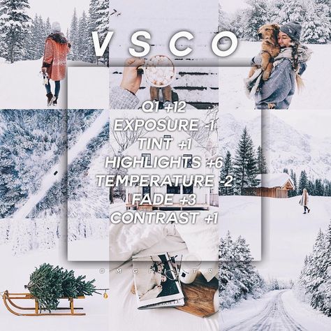 Free filter❕This filter is gorgeous and would be perfect for a feed. It literally goes with everything. Of course you might need to make… Vsco Filter Winter, Winter Filter, Vsco Recipes, Vsco Editing, Christmas Instagram Pictures, Vsco Filter Free, Spiegel Selfie, Vsco Edits, Vsco Filter Instagram