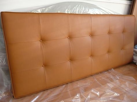 Tan Leather Headboard, Diy Caravan, Leather Headboard, Interior Design Work, Stitching Leather, Modern Boho, Tan Leather, Architecture House, Room Inspiration